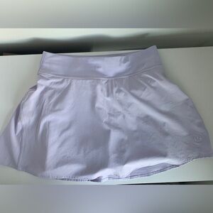 Lululemon lilac skirt with built in shorts. Size 4